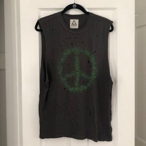 UNIF 🍁 peace sign tank